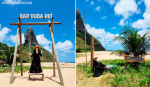 Bar Duda Rei único restaurante pé na areia em Noronha