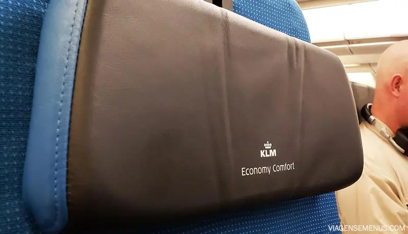 Como é voar de KLM - assento Economy Comfort aeronave Airbus 330-200