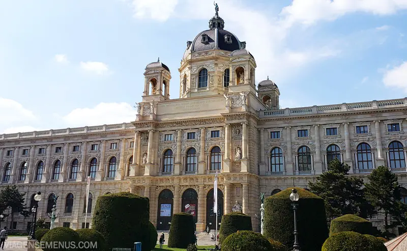 Museus em Viena - fachada do Kunsthistorisches Museum (Museu de História da Arte)