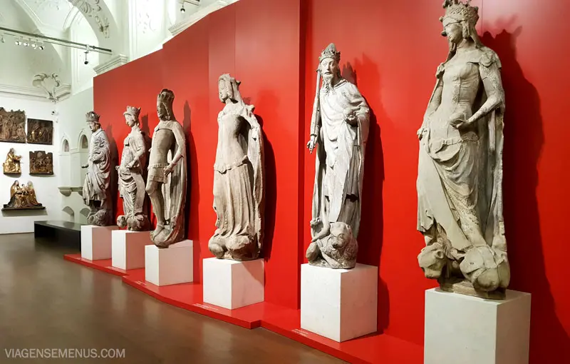 Palácio Belvedere - estátuas