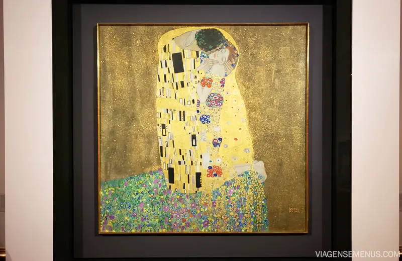 Palácio Belvedere - quadro "O Beijo" de Klimt