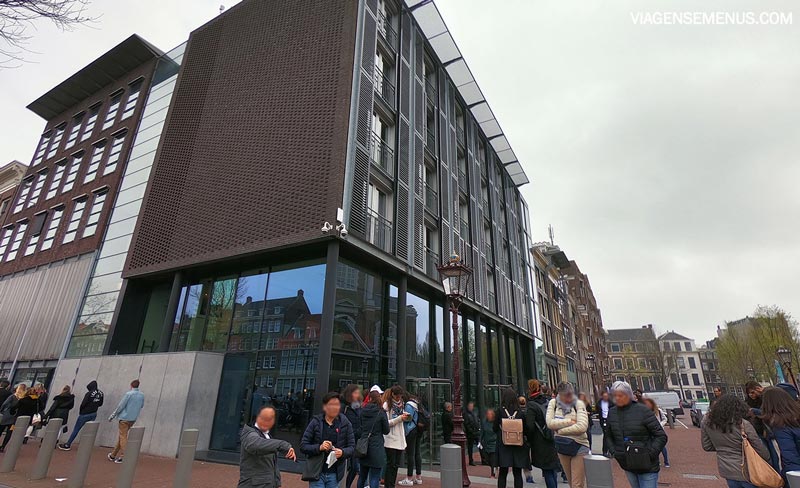 Anne Frank House - entrada do museu Casa da Anne Frank