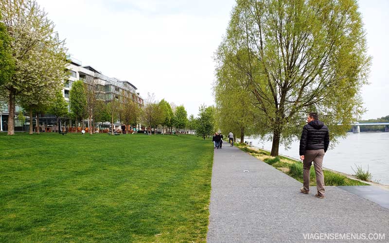 Atrações em Bratislava - promenade