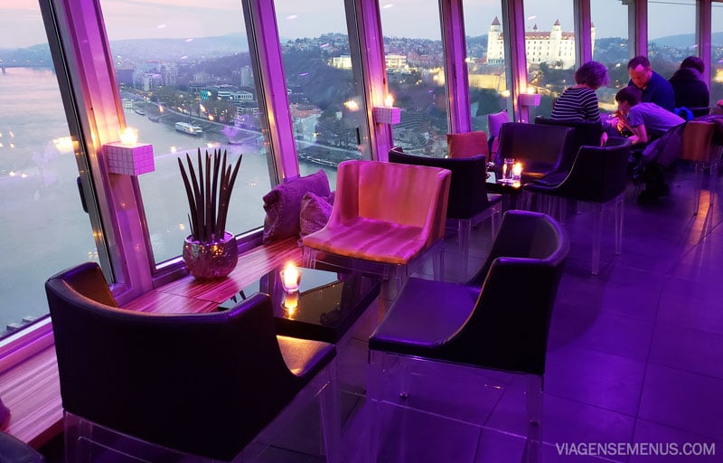 O que fazer em Bratislava: UFO restaurante