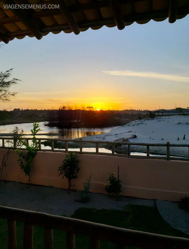 Hotel Vila Selvagem, Fortim, Ceará - pôr do sol