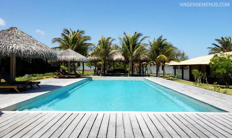 Hotel Vila Selvagem, Fortim, Ceará - piscina durante o dia