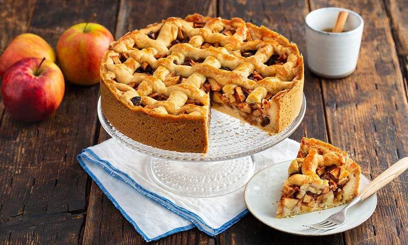 Comida típica holandesa - Appeltaart - Torta de maçã