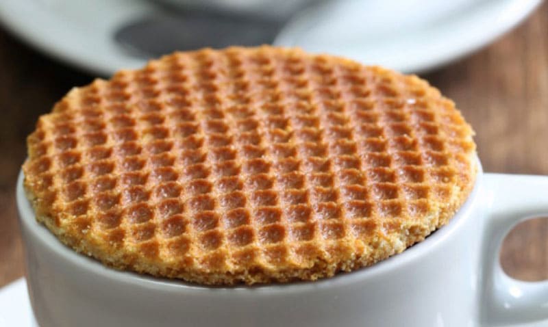 Comida típica holandesa - Stroopwafel