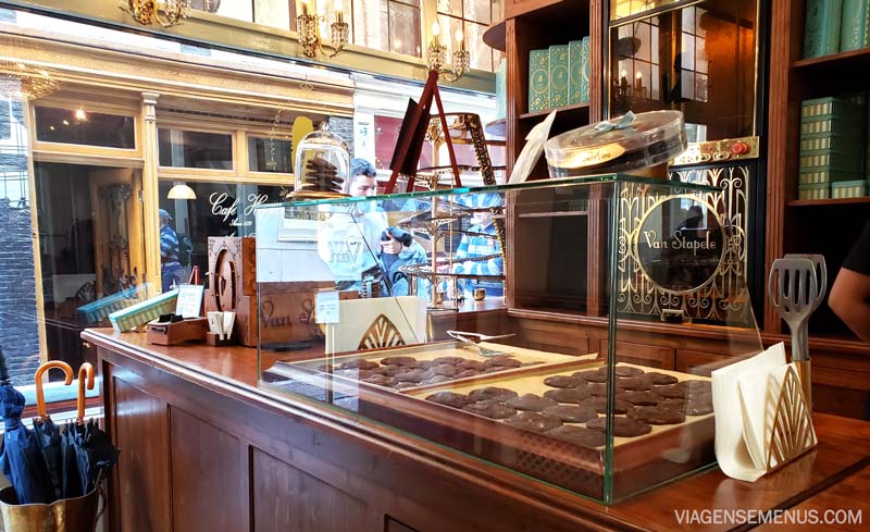 O que comer em Amsterdam - Cookie Van Stapele - lojinha por dentro