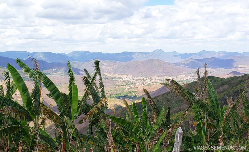 Rota Caminhos de História e Fé, Baturité, Ceará - paisagem da Serra do Evaristo