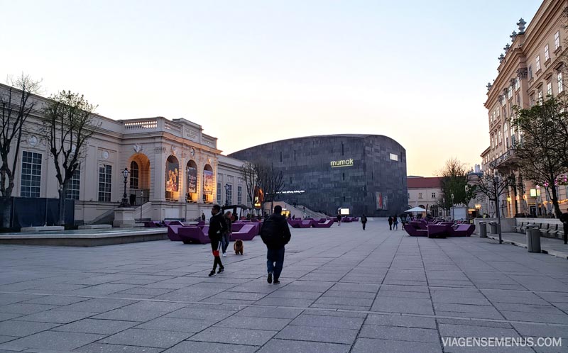 Quarteirão dos Museus em Viena