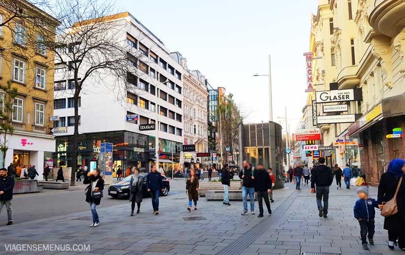Onde se hospedar em Viena - Mariahilferstrasse