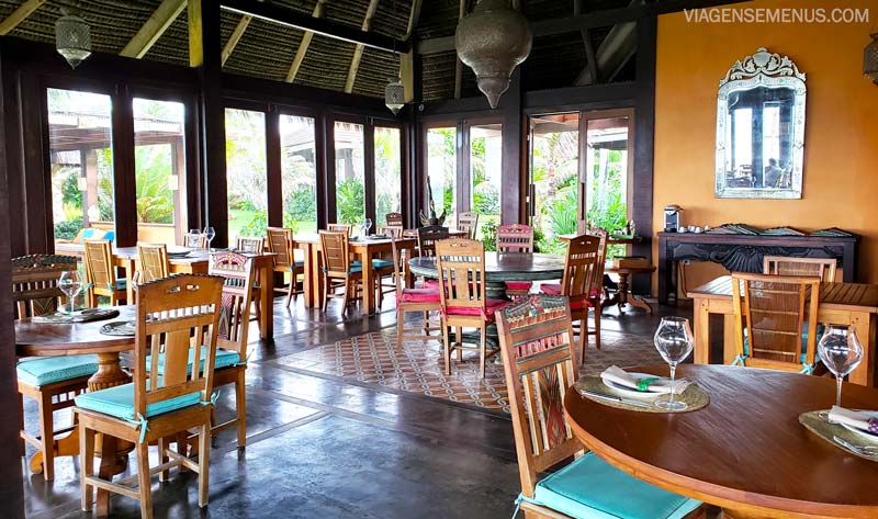 Zorah Beach Hotel, Praia de Guajiru, Ceará - restaurante