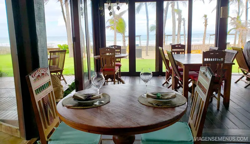 Zorah Beach Hotel, Praia de Guajiru, Ceará - restaurante