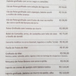 Restaurante Zorah Beach cardápio