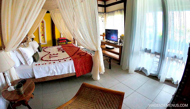 Zorah Beach Hotel, Praia de Guajiru, Ceará - quarto bangalô