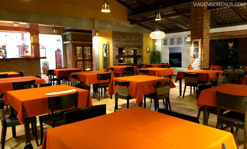 Restaurantes em Flecheiras - Nonô Pizzaria e Restaurante - salão