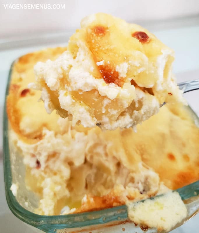 Receita de batata gratinada