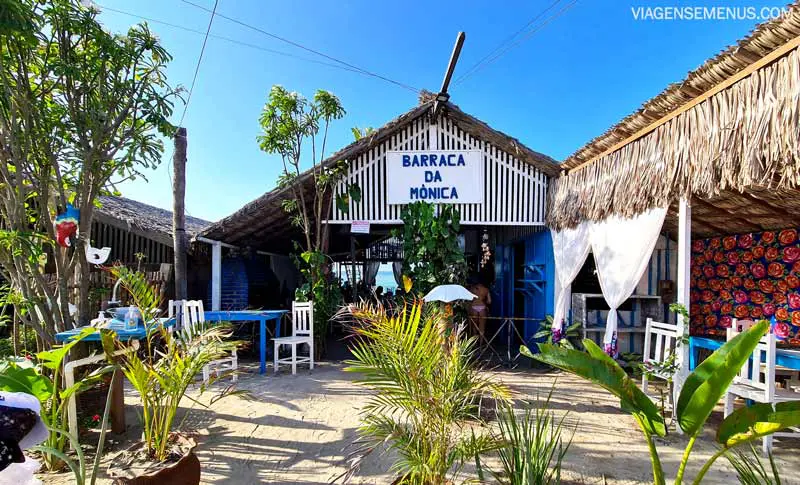 Restaurantes na Praia do Preá - Barraca da Mônica