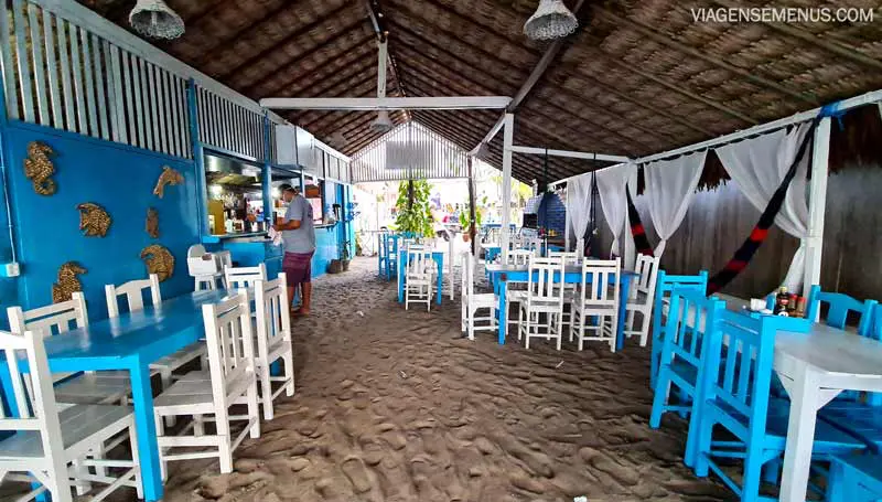 Restaurantes na Praia do Preá - Barraca da Mônica