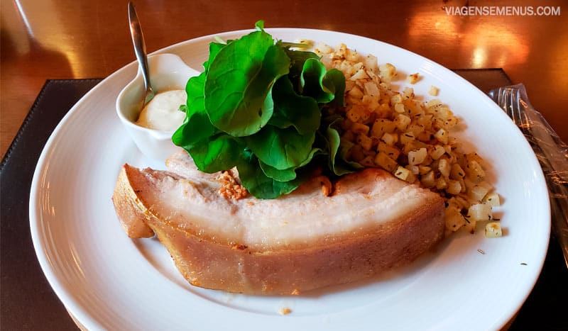 Porchetta do restaurante Elio Cucina em Campos do Jordão