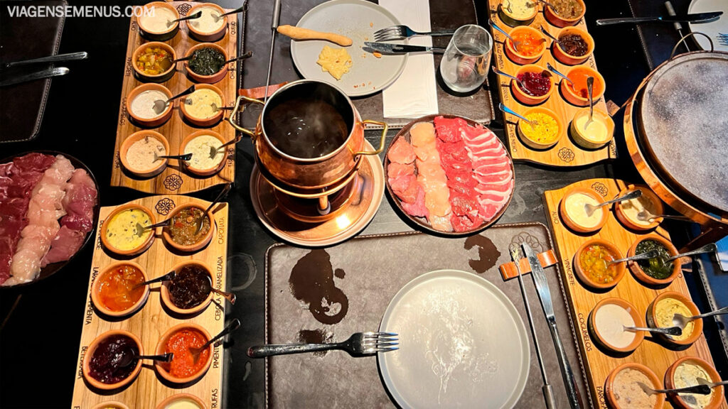 Onde comer em Gramado e Canela - sequência de fondue