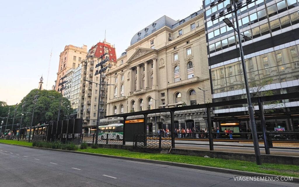 Estação de ônibus em Buenos Aires.