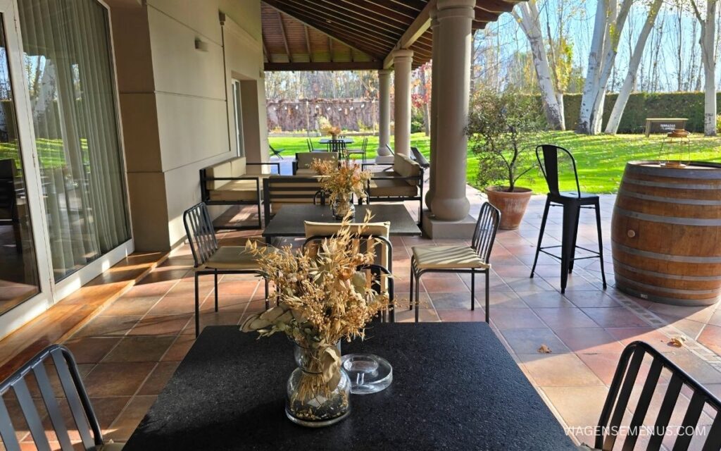 Vinícola Terrazas de los Andes, Mendoza - restaurante