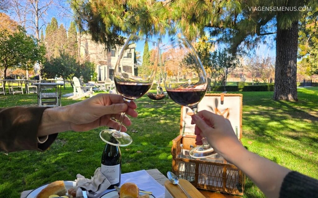 Almoço em Vinícola em Mendoza Bodega Luigi Bosca