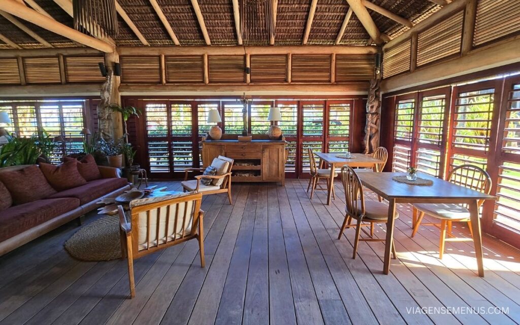 Hotel Filha da Lua, em Pipa, RN - hotel de luxo e ecossustentável - restaurante Filha da Lua